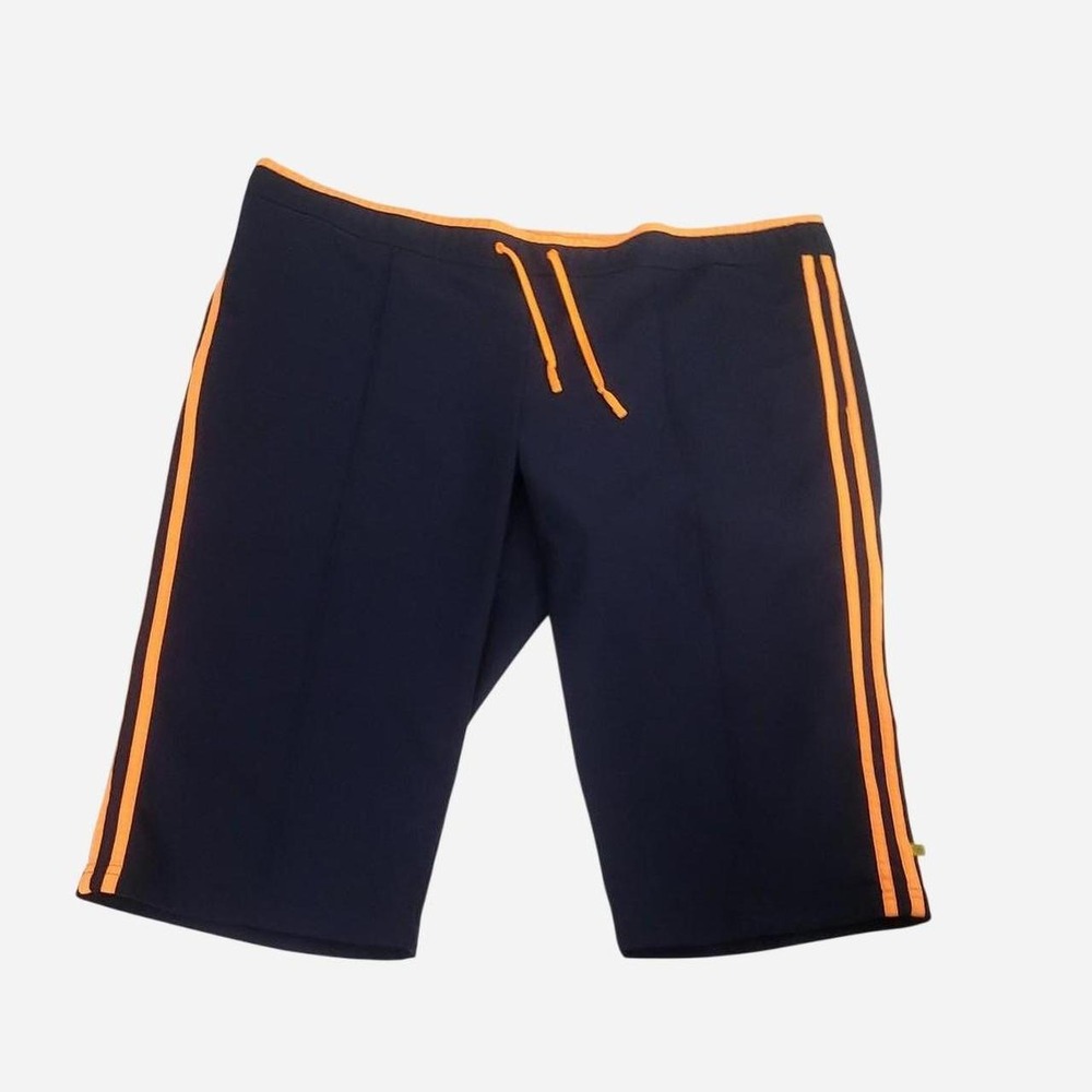 Orange & black Made of LIFE track pants shorts size PXL with drawstring waist